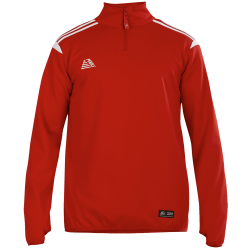 Atlanta 1/4 Zip Top Red/White